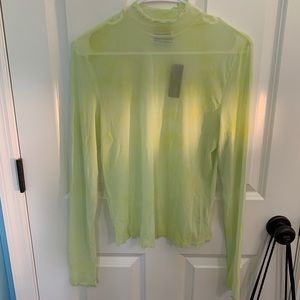 urban outfitters See through lettuce edge top